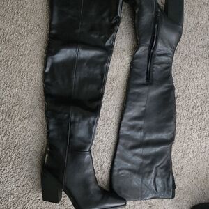 Steve Madden Black Over the Knee Boots